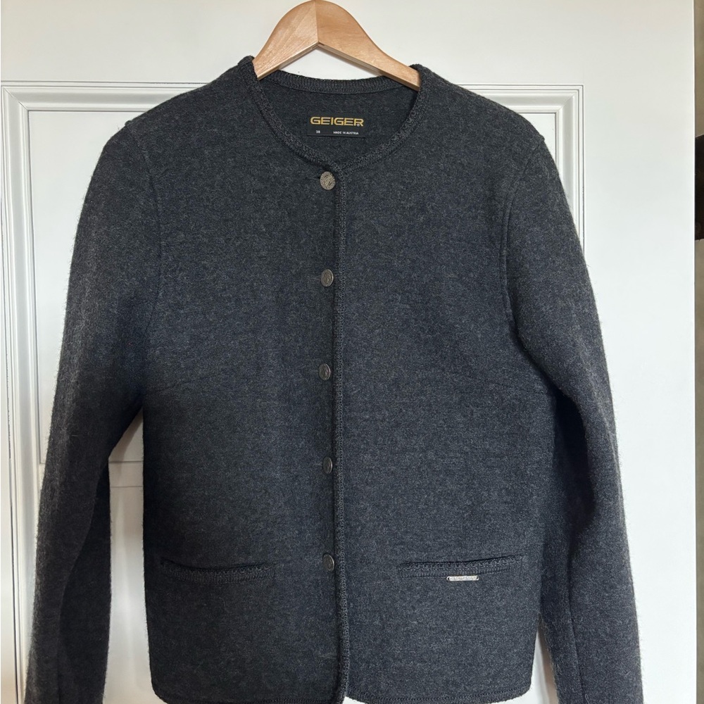 Geiger boiled wool jacket size 38